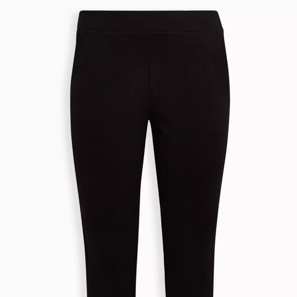 Torrid Pull-On Relaxed Taper Studio Luxe Ponte High-Rise Pant Sz 4R